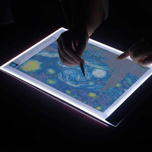 3-level Dimming LED Drawing Board Pad Tracking Light,LED Light Pad Diamond Drawing Board Drawing Board